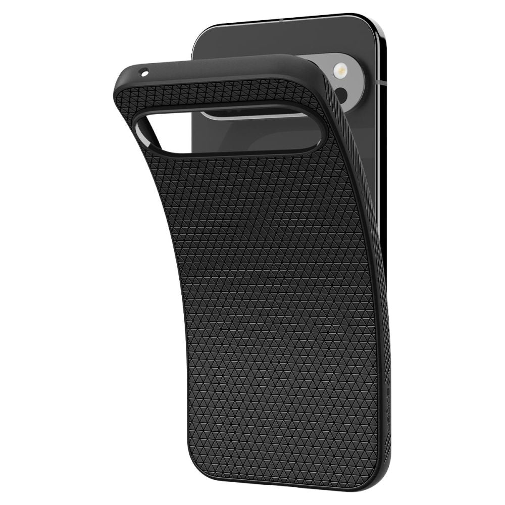 COPERTURA PER GOOGLE PIXEL 9 PRO XL SPIGEN LIQUID AIR NERO OPACO