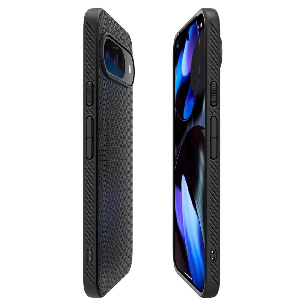COPERTURA PER GOOGLE PIXEL 9 PRO XL SPIGEN LIQUID AIR NERO OPACO