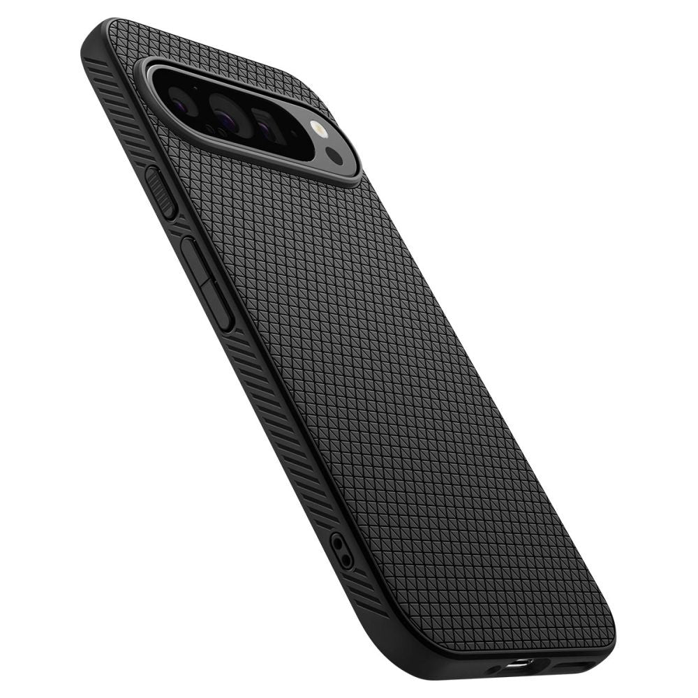 COPERTURA PER GOOGLE PIXEL 9 PRO XL SPIGEN LIQUID AIR NERO OPACO