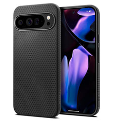 COPERTURA PER GOOGLE PIXEL 9 PRO XL SPIGEN LIQUID AIR NERO OPACO