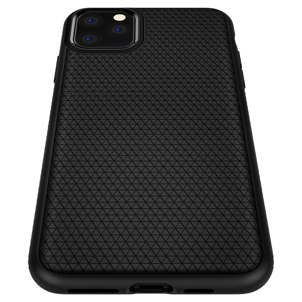 COPERTURA SPIGEN LIQUID AIR IPHONE 11 PRO NERO OPACO