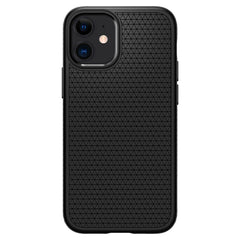 COPERTURA SPIGEN LIQUID AIR IPHONE 12 MINI NERO OPACO