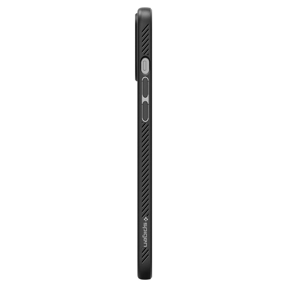 COPERTURA SPIGEN LIQUID AIR IPHONE 12/12 PRO NERO OPACO
