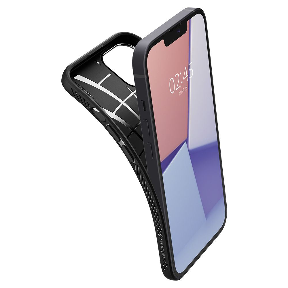 COPERTURA SPIGEN LIQUID AIR IPHONE 13 MINI NERO OPACO