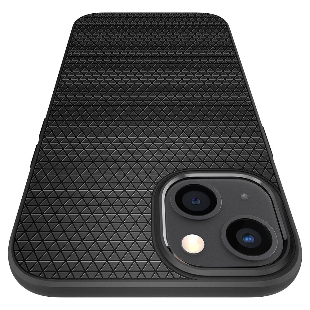 COPERTURA SPIGEN LIQUID AIR IPHONE 13 MINI NERO OPACO