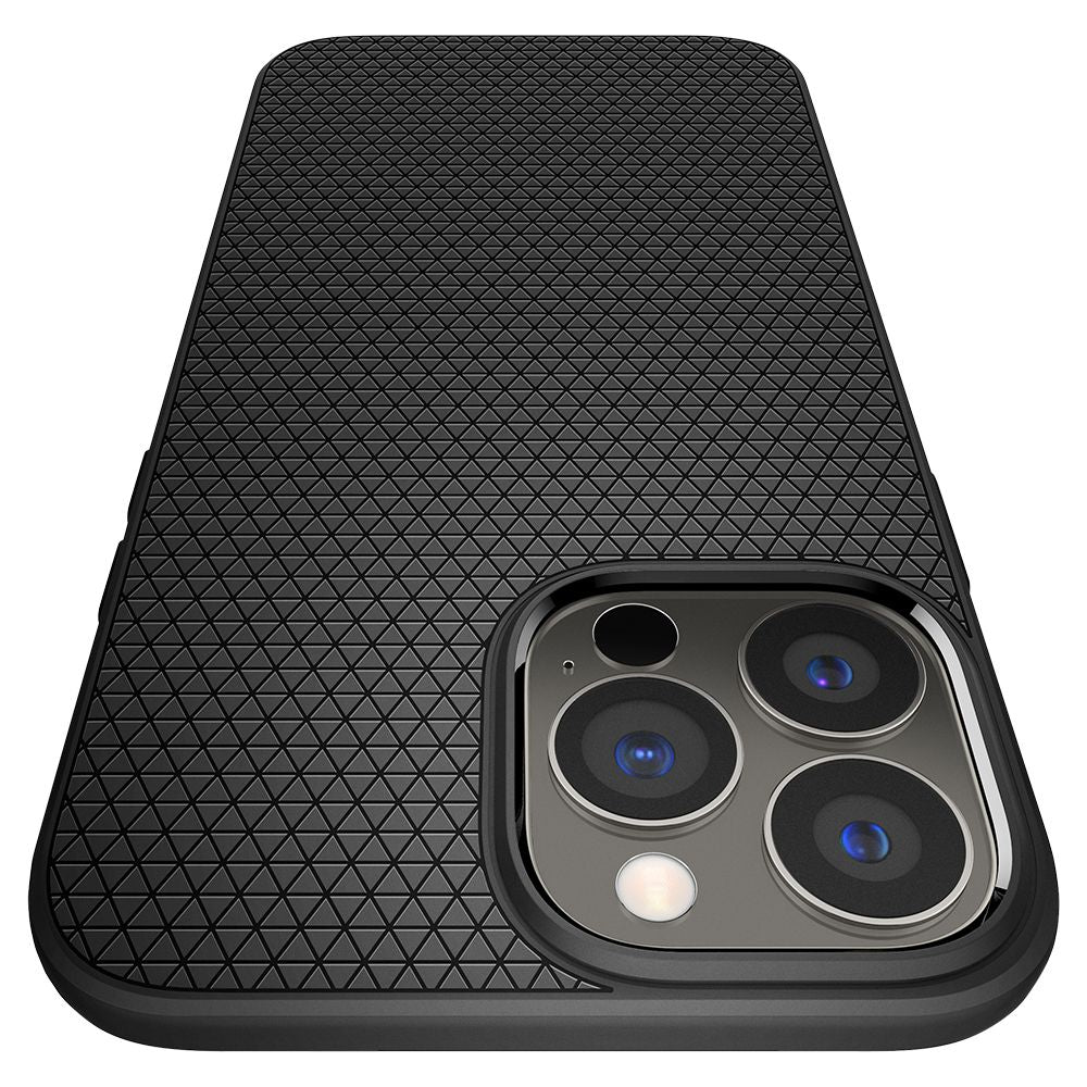 COPERTURA SPIGEN LIQUID AIR IPHONE 13 PRO MAX NERO OPACO