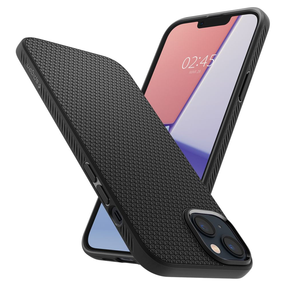 COPERTURA SPIGEN LIQUID AIR IPHONE 14 NERO OPACO
