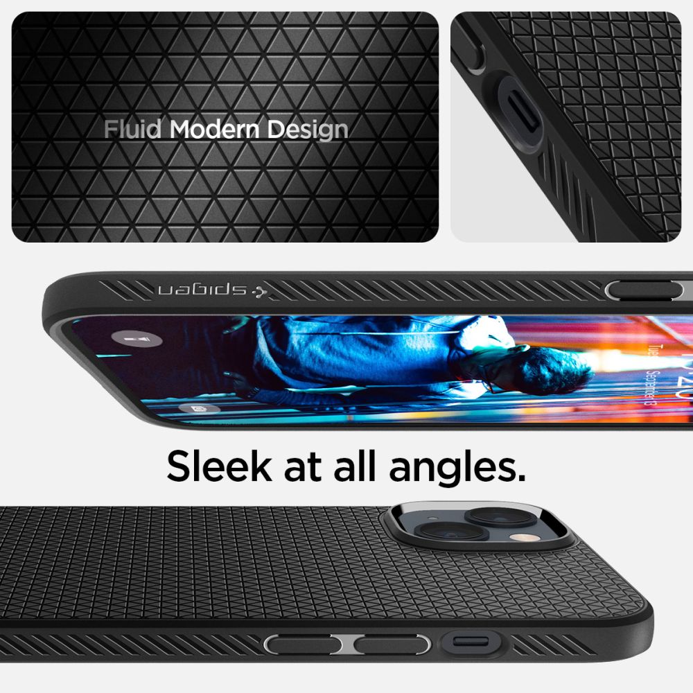 COPERTURA SPIGEN LIQUID AIR IPHONE 14 PLUS NERO OPACO