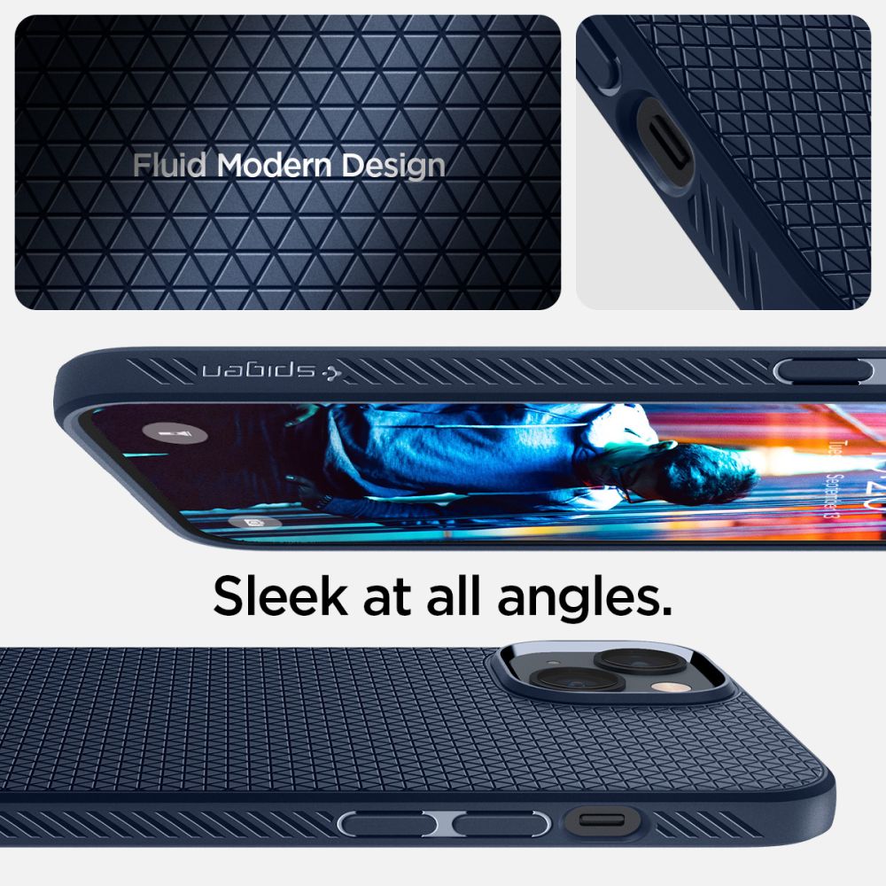 COPERTURA SPIGEN LIQUID AIR IPHONE 14 PLUS BLU NAVY