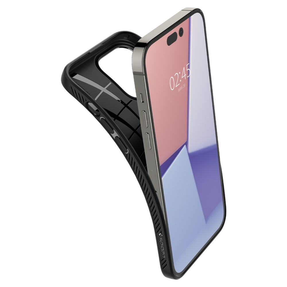 COPERTURA SPIGEN LIQUID AIR IPHONE 14 PRO MAX NERO OPACO