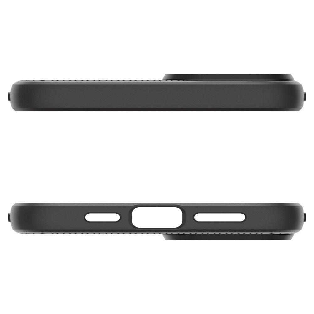 COPERTURA SPIGEN LIQUID AIR IPHONE 15 PLUS NERO OPACO