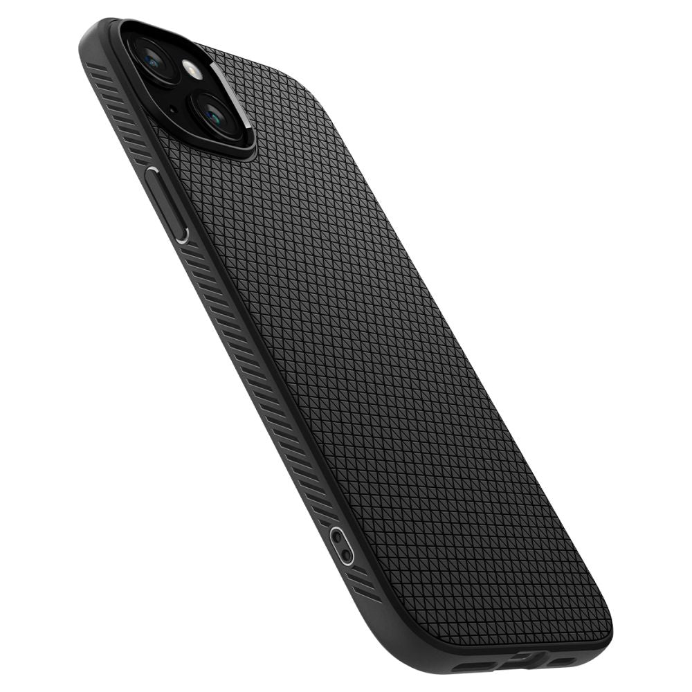 COPERTURA SPIGEN LIQUID AIR IPHONE 15 PLUS NERO OPACO