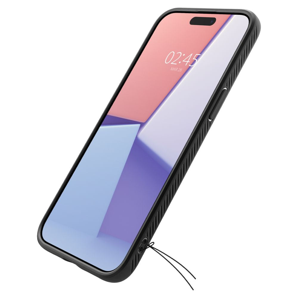 COPERTURA SPIGEN LIQUID AIR IPHONE 15 PRO MAX NERO OPACO