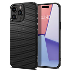 COPERTURA SPIGEN LIQUID AIR IPHONE 15 PRO MAX NERO OPACO