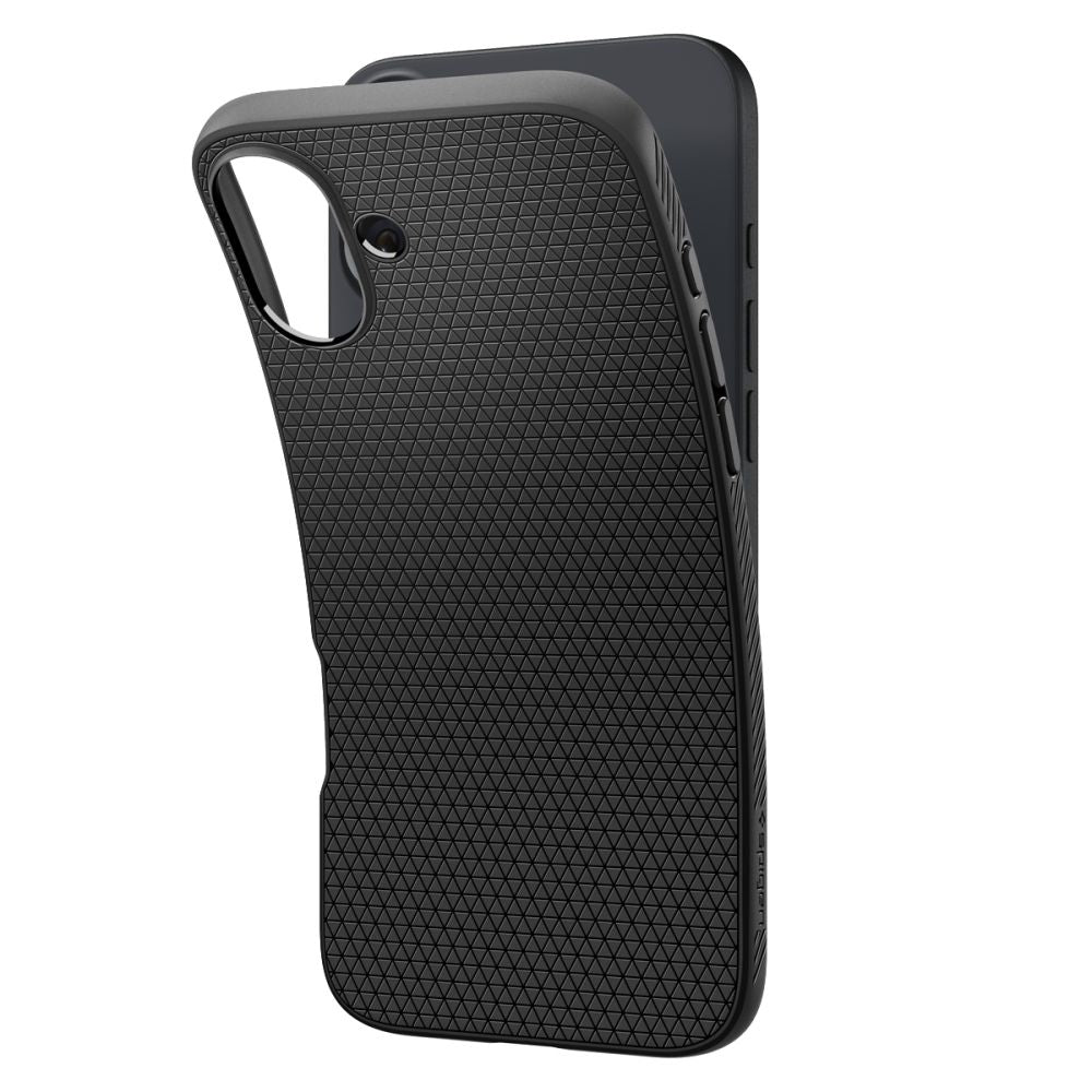 COPERTURA SPIGEN LIQUID AIR IPHONE 16 NERO OPACO