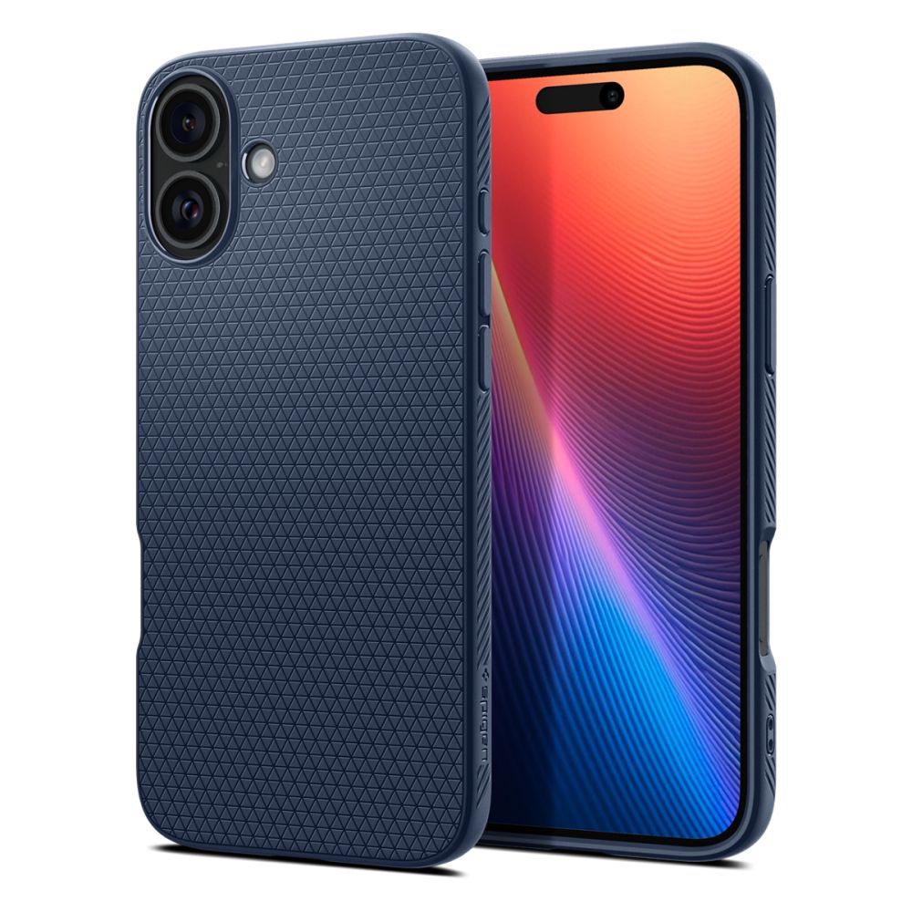 COPERTURA SPIGEN LIQUID AIR IPHONE 16 BLU NAVY