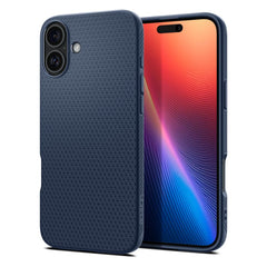 COPERTURA SPIGEN LIQUID AIR IPHONE 16 BLU NAVY