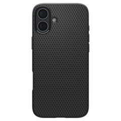 COPERTURA SPIGEN LIQUID AIR IPHONE 16 PLUS NERO OPACO