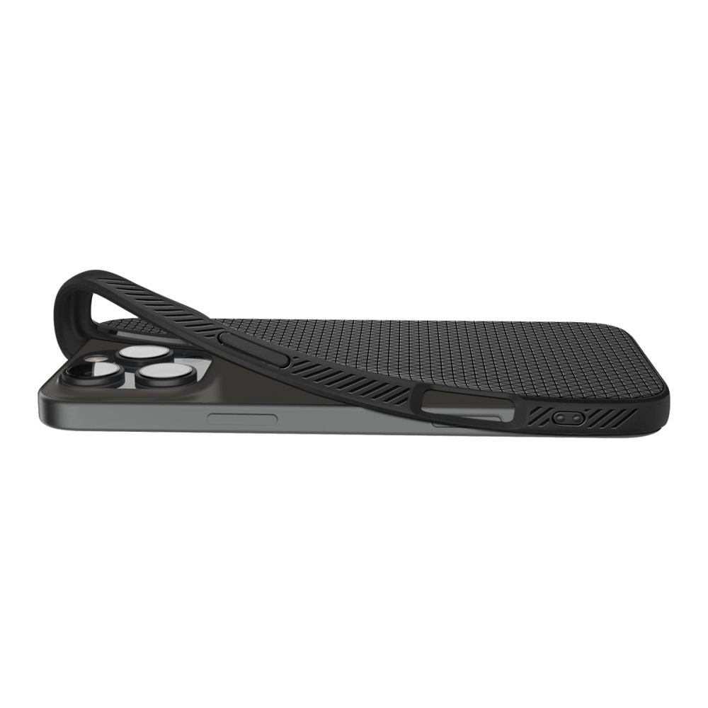 COPERTURA SPIGEN LIQUID AIR IPHONE 16 PRO MAX NERO OPACO