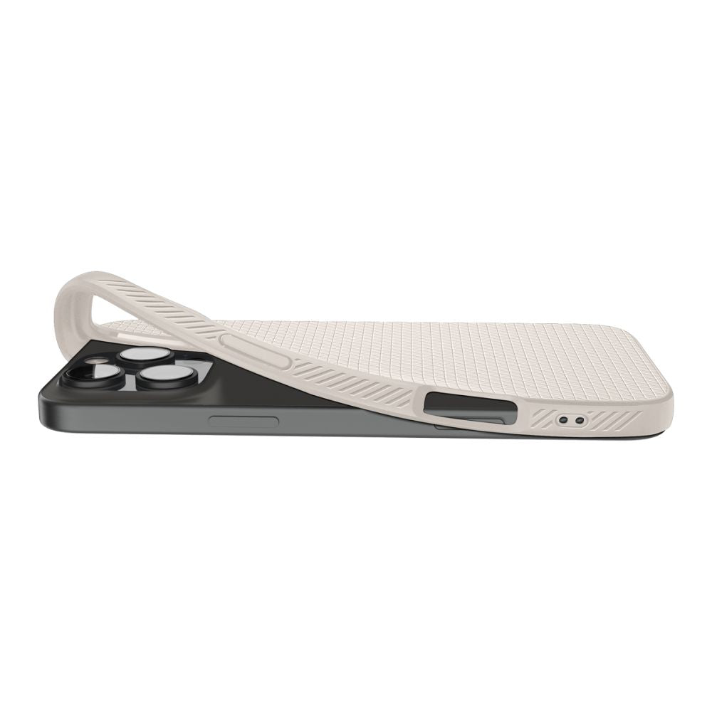 COPERTURA SPIGEN LIQUID AIR IPHONE 16 PRO MAX TITANIO NATURALE