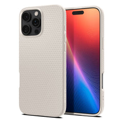COPERTURA SPIGEN LIQUID AIR IPHONE 16 PRO MAX TITANIO NATURALE