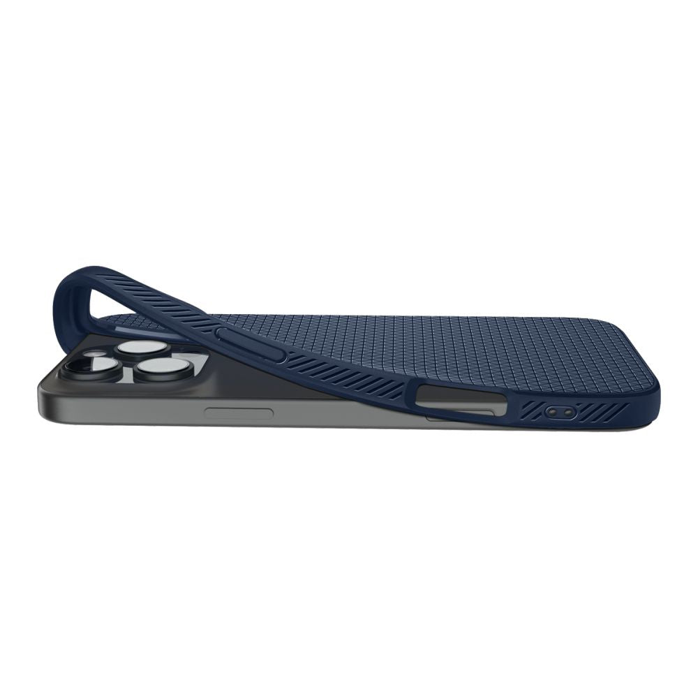 COPERTURA SPIGEN LIQUID AIR IPHONE 16 PRO BLU NAVY