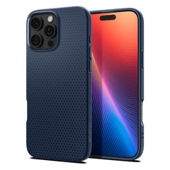COPERTURA SPIGEN LIQUID AIR IPHONE 16 PRO BLU NAVY