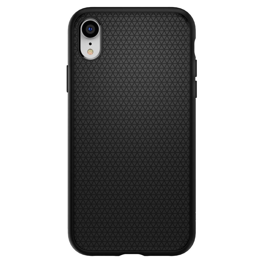 COPERTURA SPIGEN LIQUID AIR IPHONE XR NERO OPACO
