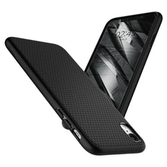 COPERTURA SPIGEN LIQUID AIR IPHONE XR NERO OPACO