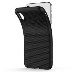COPERTURA SPIGEN LIQUID AIR IPHONE XR NERO OPACO