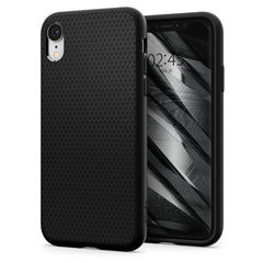 COPERTURA SPIGEN LIQUID AIR IPHONE XR NERO OPACO