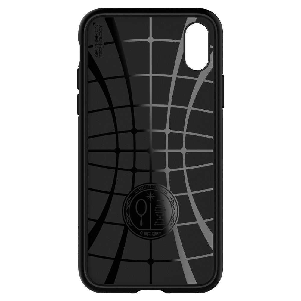COPERTURA SPIGEN LIQUID AIR IPHONE X/XS NERO OPACO