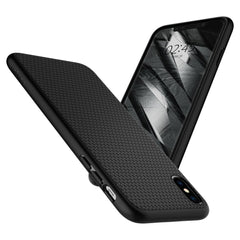 COPERTURA SPIGEN LIQUID AIR IPHONE X/XS NERO OPACO
