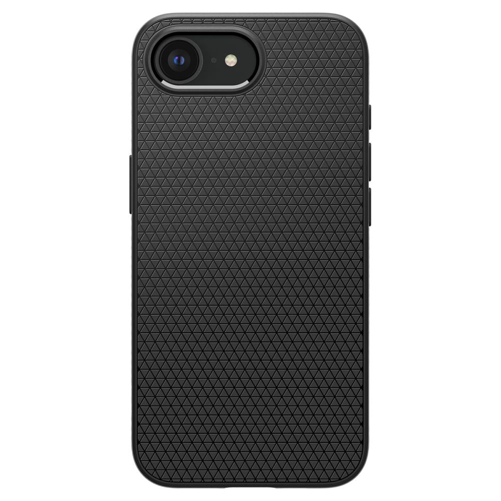 COPERTURA SPIGEN LIQUID AIR MAG MAGSAFE IPHONE 16E NERO OPACO