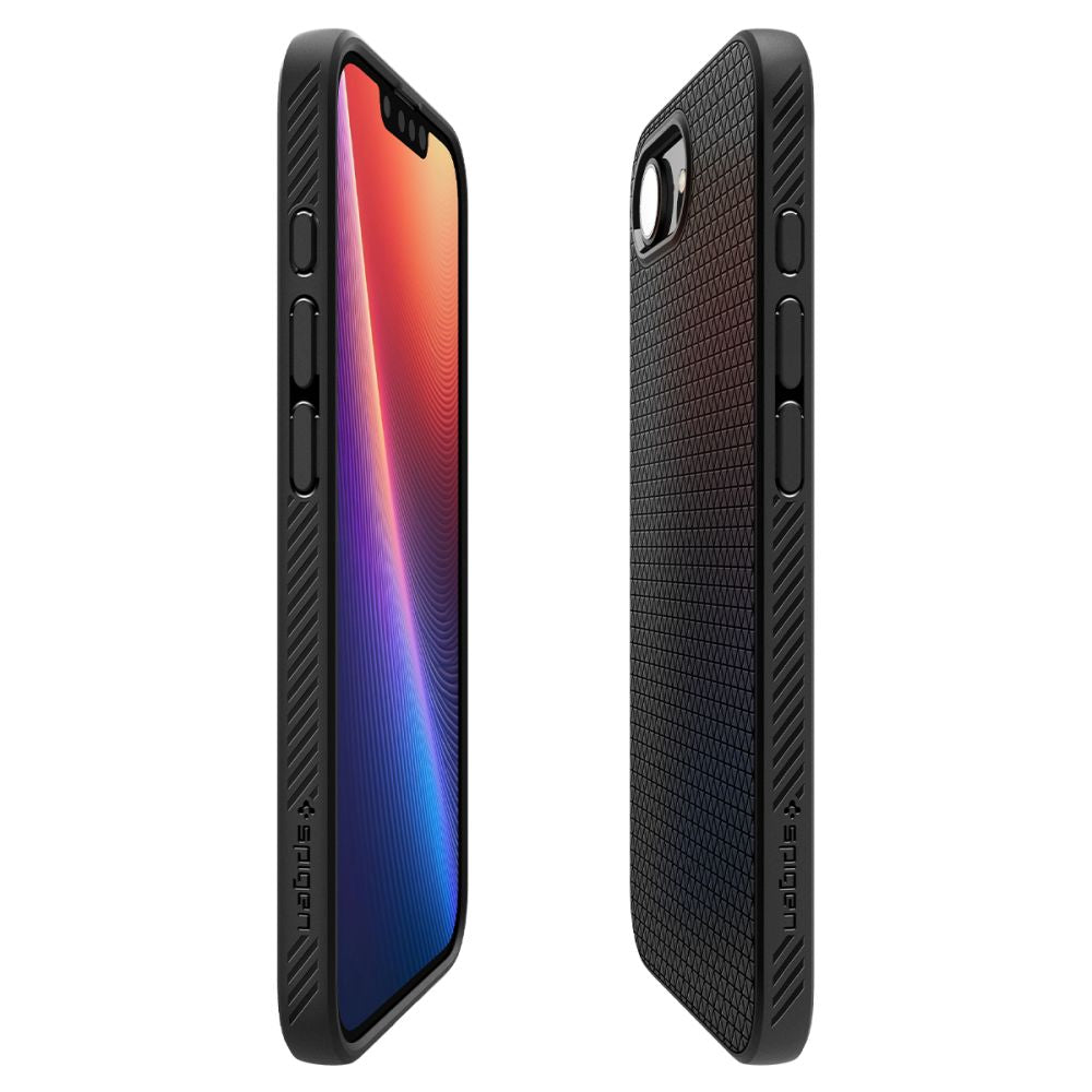 COPERTURA SPIGEN LIQUID AIR MAG MAGSAFE IPHONE 16E NERO OPACO