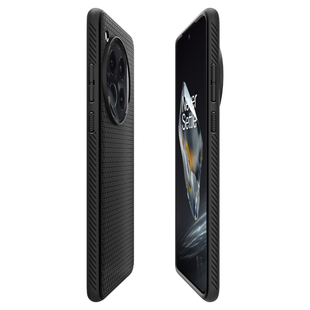 COPERTURA SPIGEN LIQUID AIR ONEPLUS 12 NERO OPACO
