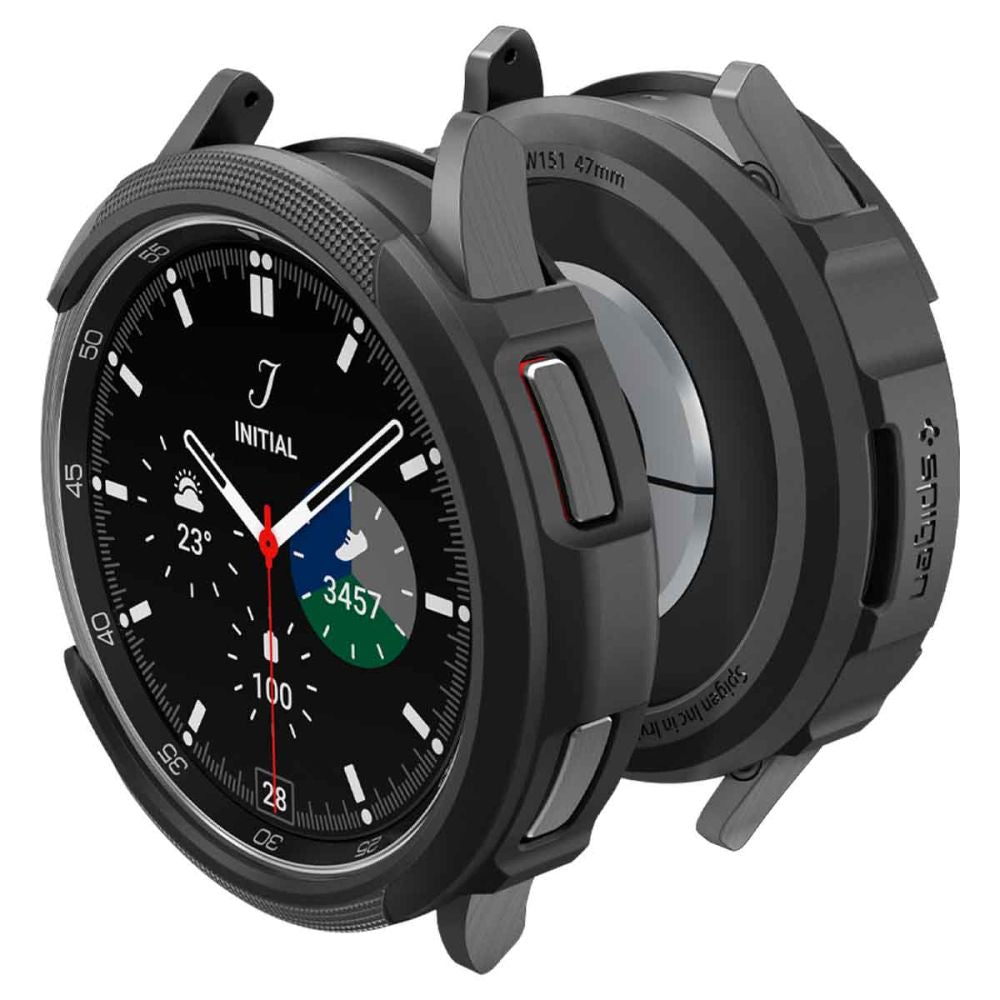 CUSTODIA SPIGEN LIQUID AIR SAMSUNG GALAXY WATCH 6 CLASSIC (47 MM) NERO OPACO