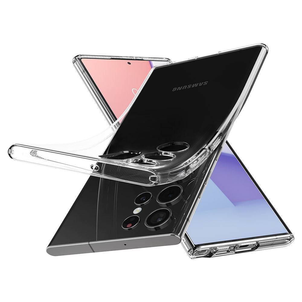 COPERTURA SPIGEN LIQUID CRYSTAL GALAXY S22 ULTRA CRISTALLO TRASPARENTE