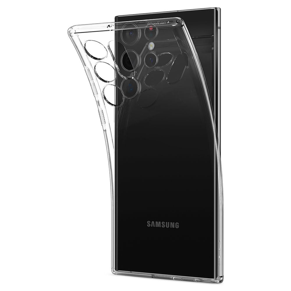 COPERTURA SPIGEN LIQUID CRYSTAL GALAXY S22 ULTRA CRISTALLO TRASPARENTE