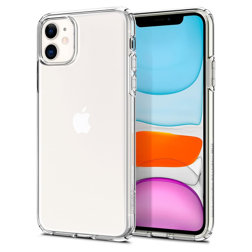 COPERTURA SPIGEN LIQUID CRYSTAL IPHONE 11 CRYSTAL CLEAR