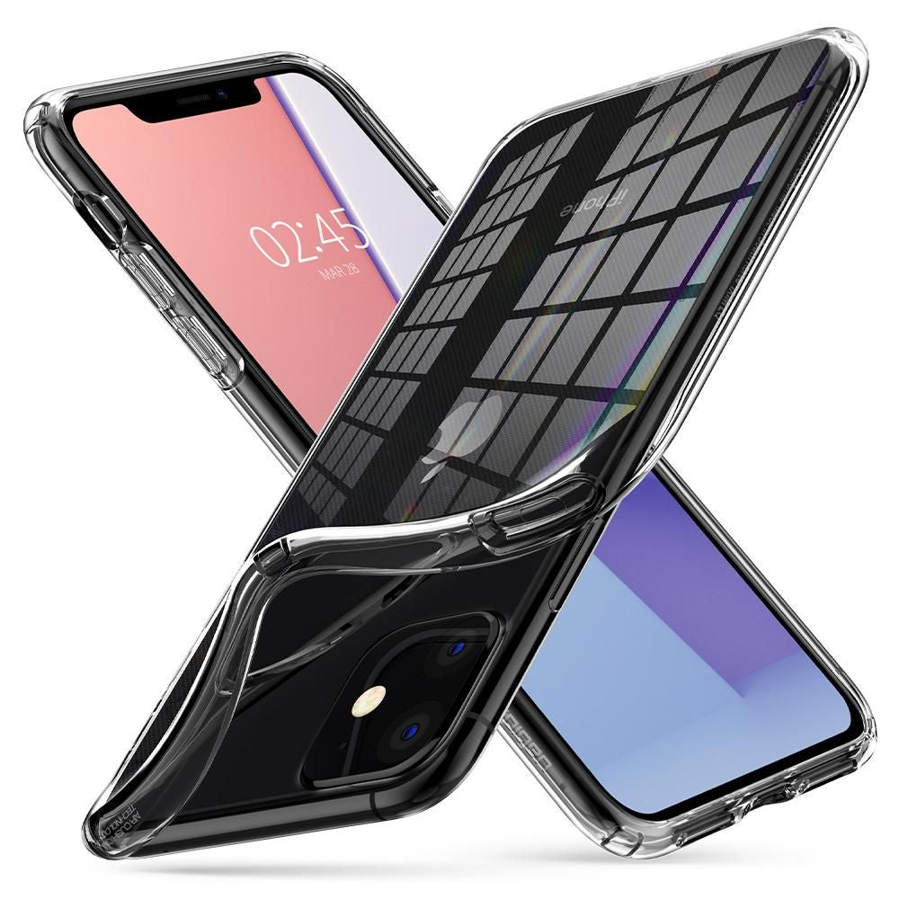 COPERTURA SPIGEN LIQUID CRYSTAL IPHONE 11 CRYSTAL CLEAR
