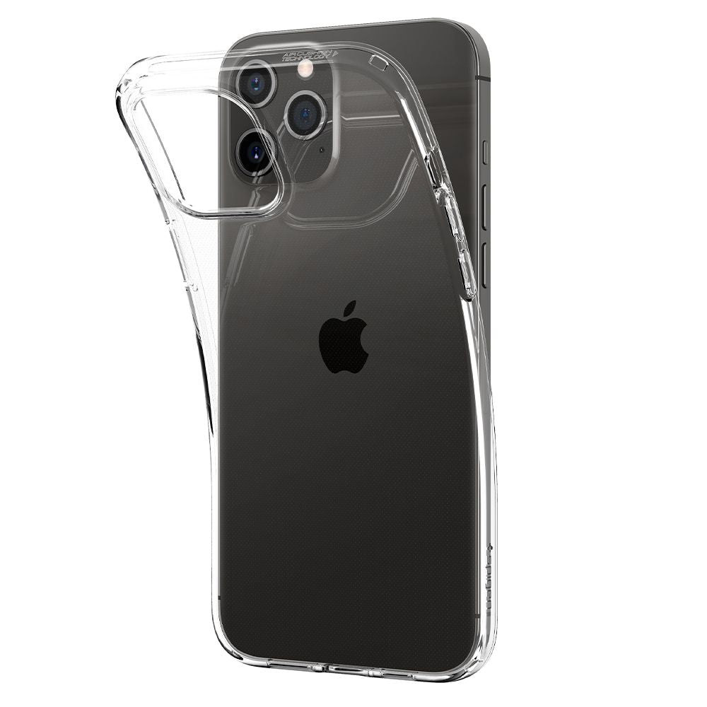 COPERTURA SPIGEN LIQUID CRYSTAL IPHONE 12/12 PRO CRYSTAL CLEAR