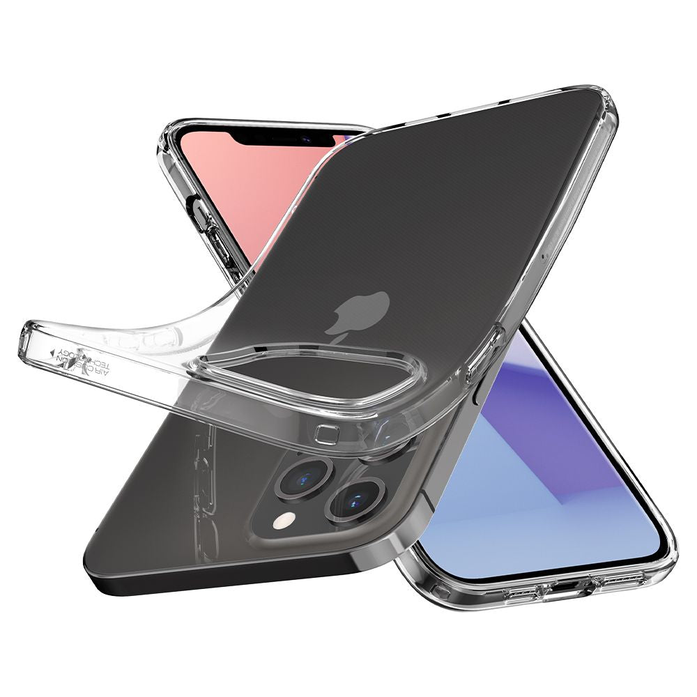 COPERTURA SPIGEN LIQUID CRYSTAL IPHONE 12/12 PRO CRYSTAL CLEAR