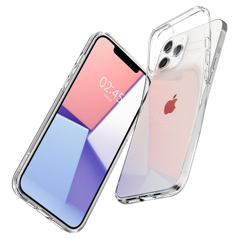 COPERTURA SPIGEN LIQUID CRYSTAL IPHONE 12/12 PRO CRYSTAL CLEAR