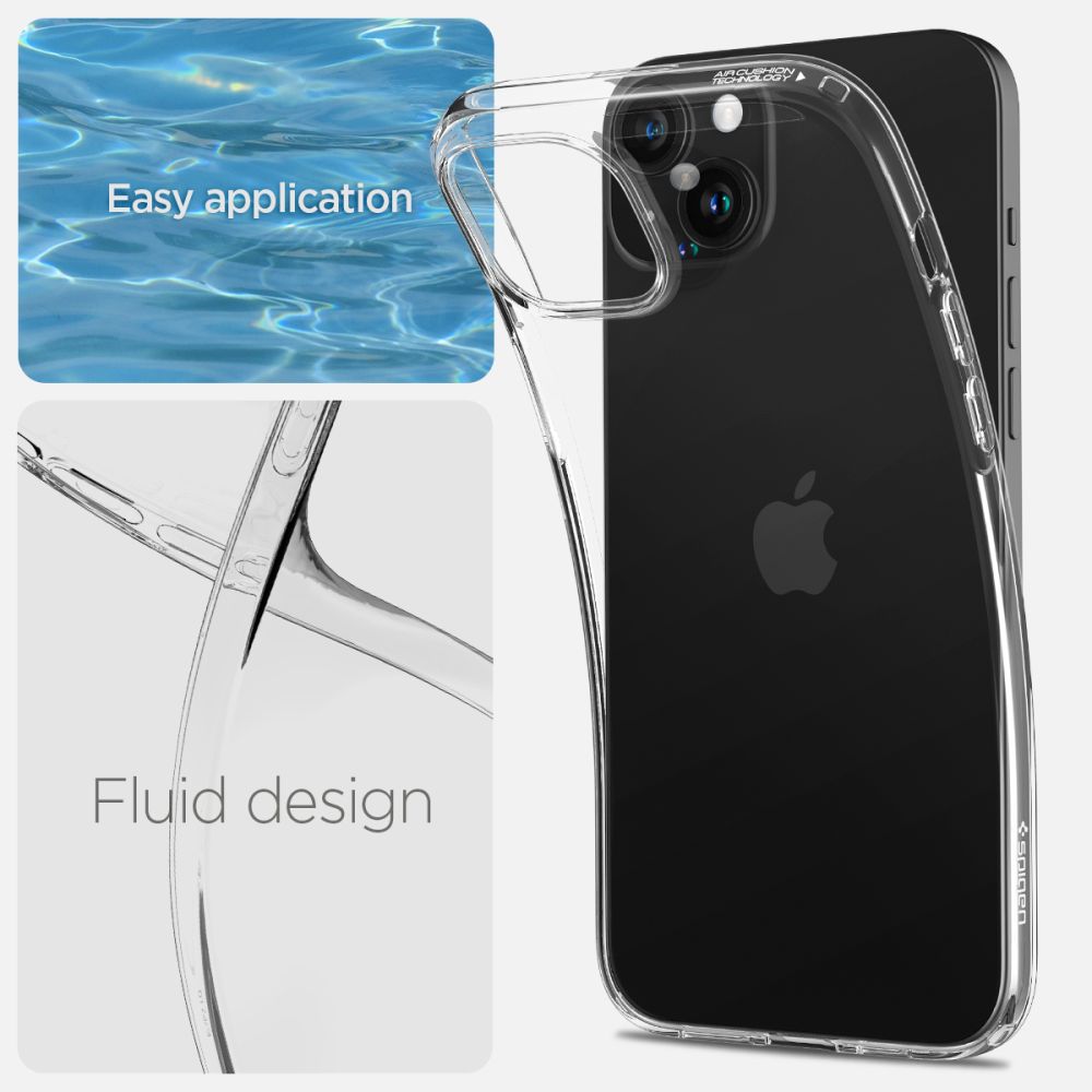 COPERTURA SPIGEN LIQUID CRYSTAL IPHONE 15 PLUS CRYSTAL CLEAR