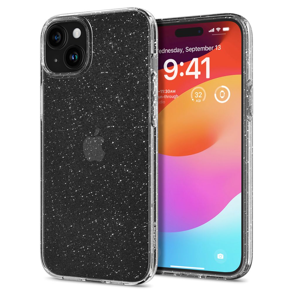 COPERTURA SPIGEN LIQUID CRYSTAL IPHONE 15 PLUS GLITTER CRYSTAL