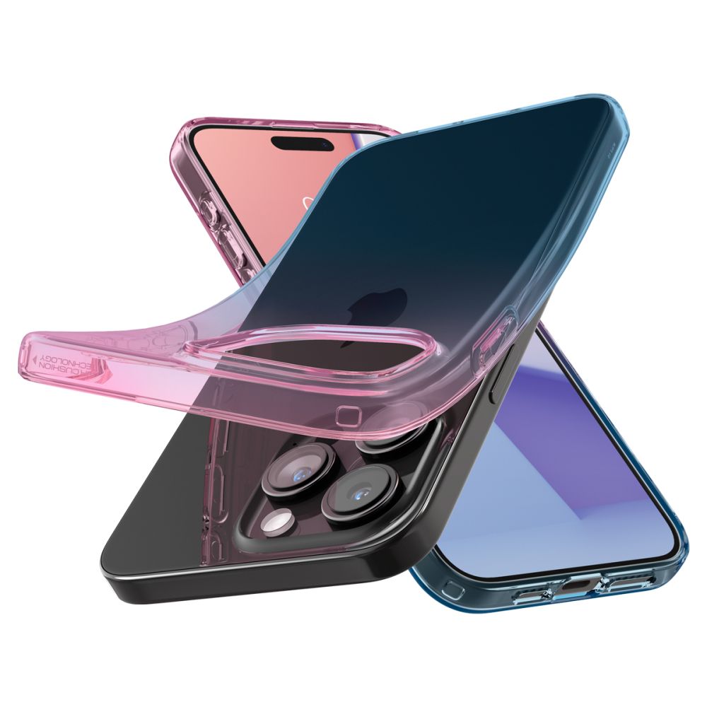 COPERTURA SPIGEN LIQUID CRYSTAL IPHONE 15 PRO GRADATION PINK