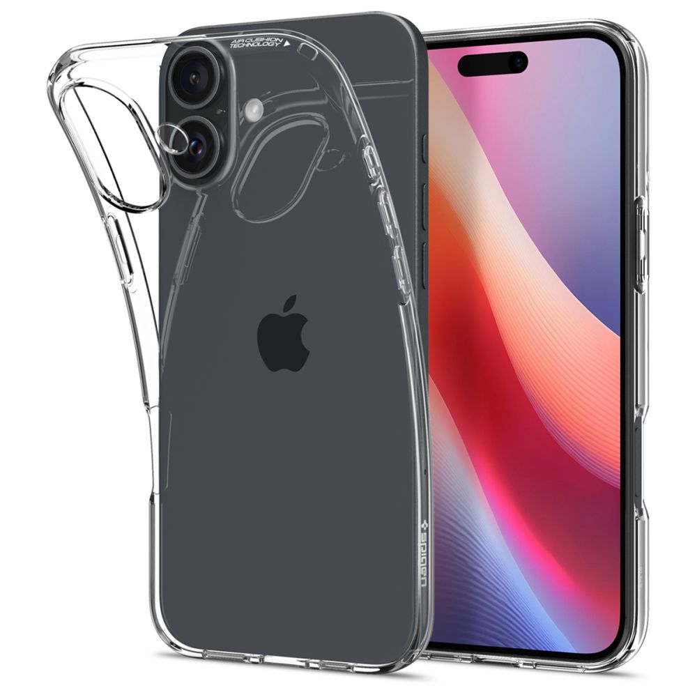 CUSTODIA SPIGEN LIQUID CRYSTAL IPHONE 16 CRYSTAL CLEAR