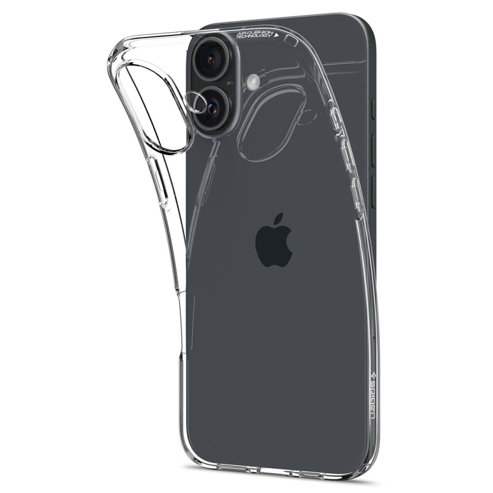 COPERTURA SPIGEN LIQUID CRYSTAL IPHONE 16 PLUS CRYSTAL CLEAR