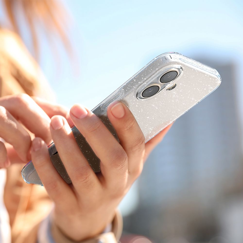 COPERTURA SPIGEN LIQUID CRYSTAL IPHONE 16 PLUS GLITTER CRYSTAL